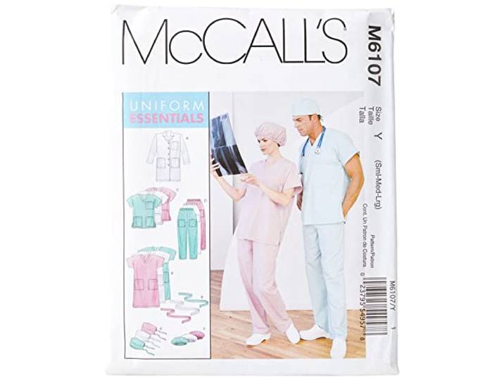 McCalls M6107 Y(S-L) naaipatroon om te naaien, elegant, extravagant, modieus