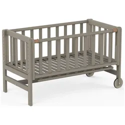 Geuther, Beistellbett, Co -Sleeper, Versuversbed, Crib - mit Rädern - 45 x 90 cm - Babybett bis 9 kg - Festes Buche