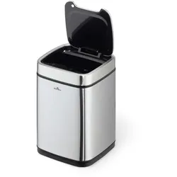 Durable NO TOUCH 6L Rechteckig Edelstahl Silber, Schwarz