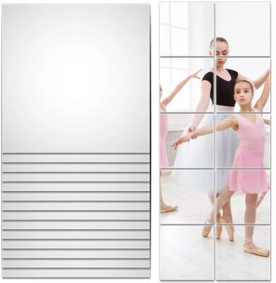 Inspired Finds Self Adhesive Mirror Sheet Tiles 12 X 12 In 30pcs