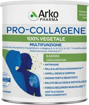 Arkopharma Pro-Collagene 321 g Integratore per Struttura Pelle e Contrasto Rughe