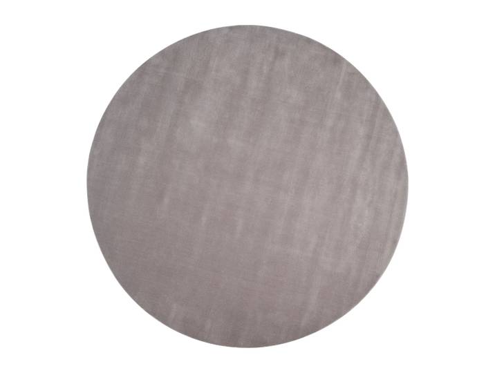 Linie Design Halo Cloud Wollteppich rund Light grey, Ø250 cm