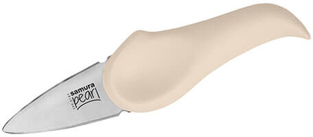 Samura Pearl 7.3cm Oyster Knife Beige