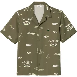 LACOSTE T-Shirt Woven, khaki