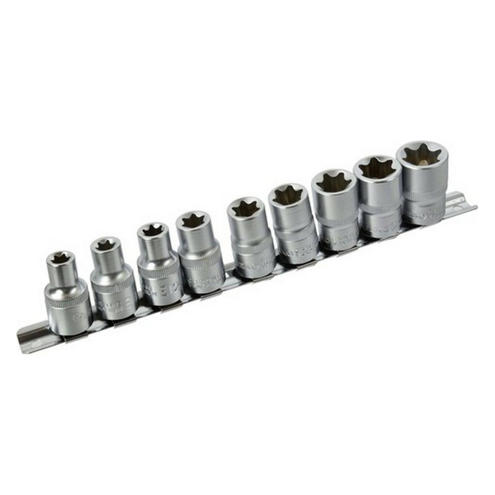 GEKO Steckschlüssel Innen-TORX, Satz 9-tlg. CrV (G10160)