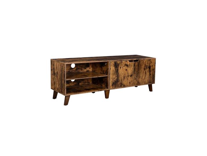 Hansiro Tv-Lowboard Tv-Ständer, Braun, 40x50x140 cm, Wohnzimmer, TV Möbel, Lowboards, Lowboards stehend
