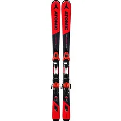 ATOMIC Kinder Skier "Redster J2 130-150 + L7 ET" inklusive Bindung, Größe 140 in Rot Rot