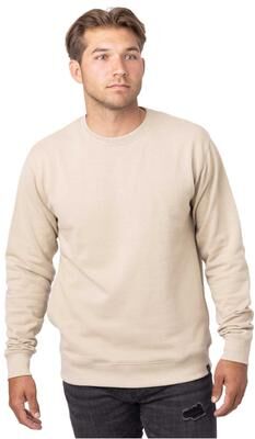 econscious EC5305 Reclaimist Crewneck Sweatshirt in Pumice size XS   Cotton