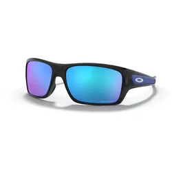 Oakley Turbine Sapphire, Sonnenbrille - Schwarz/Blau Blau/Violett-Verspiegelt