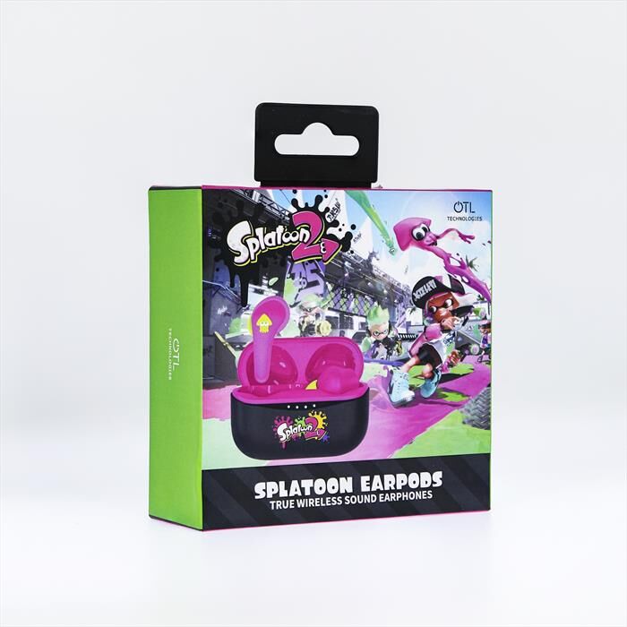 OTL Auricolari Bluetooth Splatoon Earpods-black