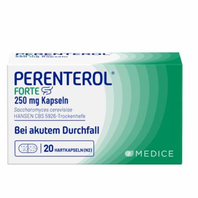 MEDICE Arzneimittel Pütter GmbH&Co.KG PERENTEROL forte 250 mg Kapseln 20 St 04796869