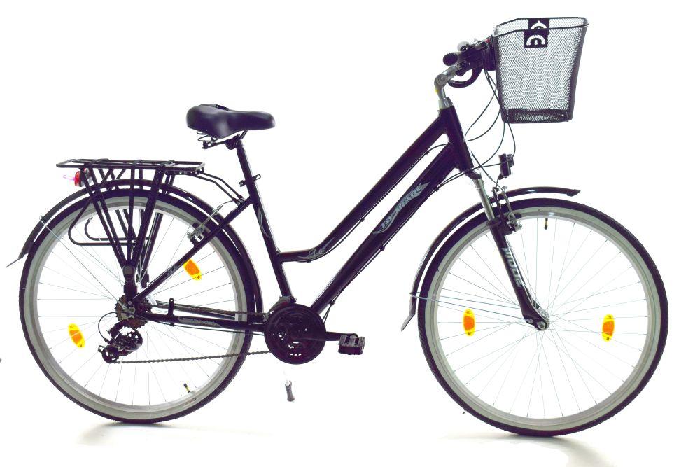 28 Zoll Alu Damen Herren City Trekking Fahrrad Rad Bike STVO AFA Schwarz