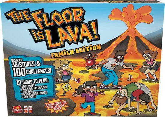 Goliath The Floor is Lava Familie Editie Bordspel voor kinderen vanaf 5 jaar