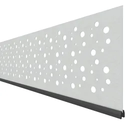 TraumGarten SYSTEM Dekorprofil Bubble 30 cm Silber