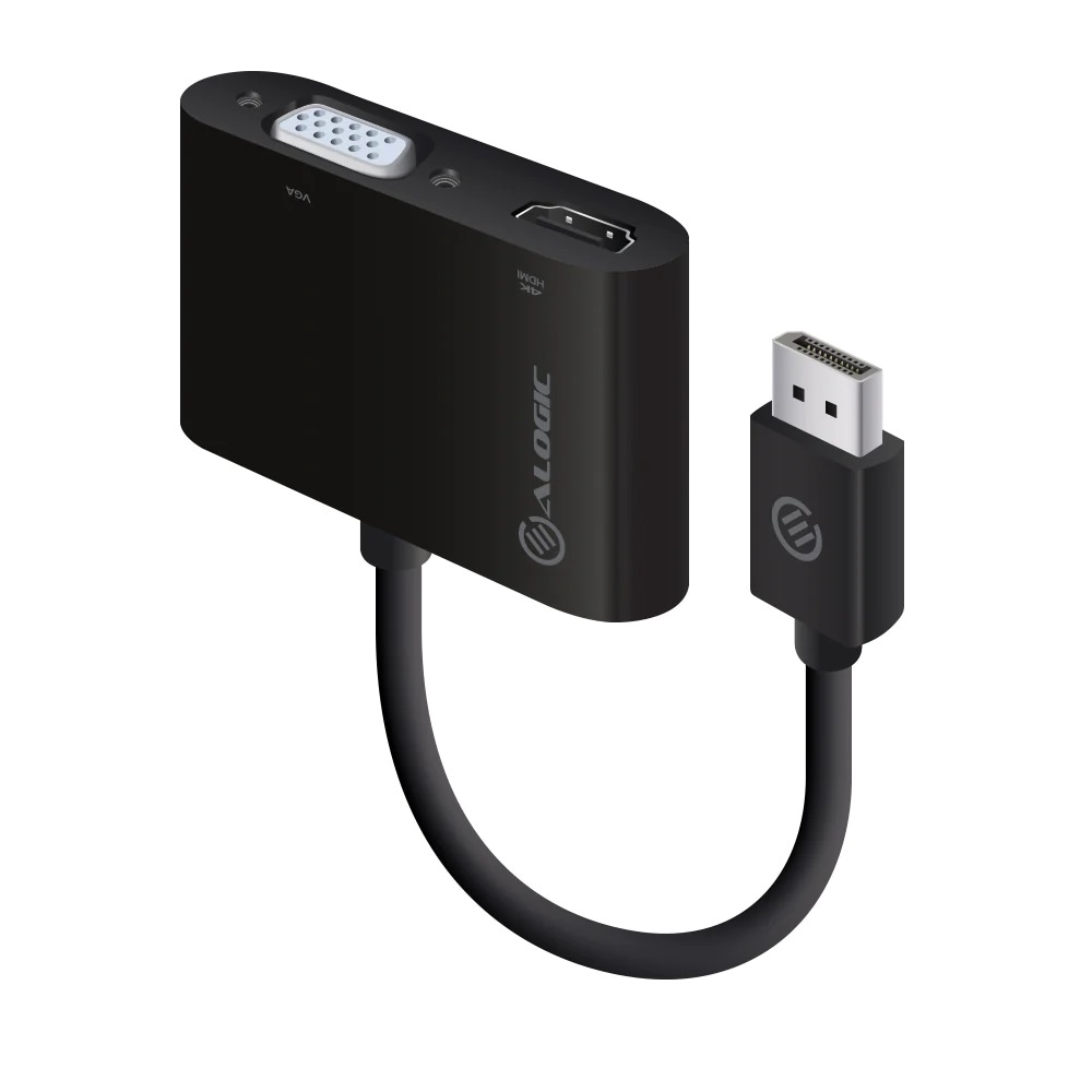 ALOGIC 2-in-1 DisplayPort to HDMI VGA Adapter DP-VGHD4K-ADP