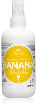 Kallos KJMN Professional Banana spray sem enxaguar para cabelo 200 ml. KJMN Professional Banana