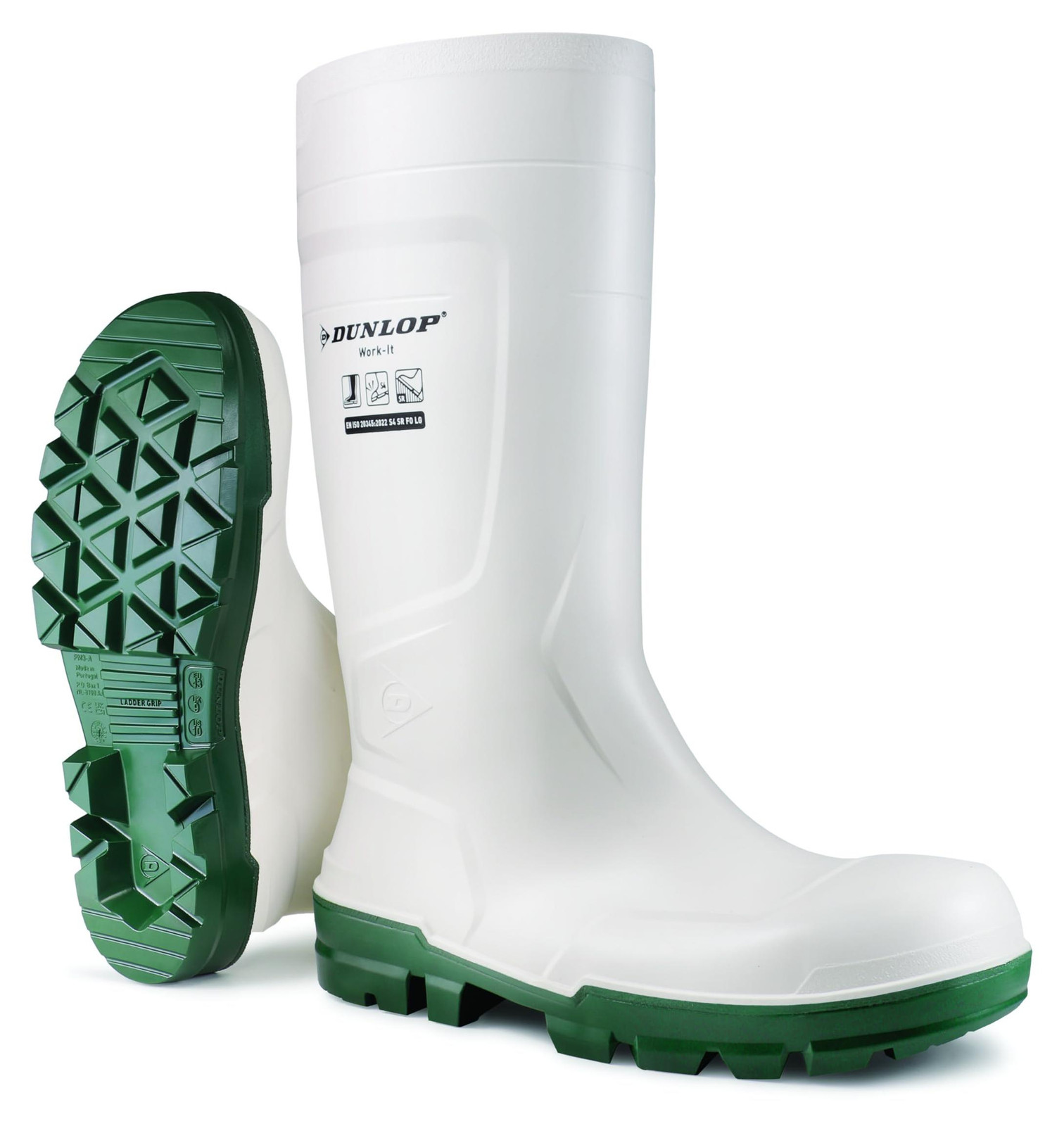 Dunlop S4 Botte agro-alimentaire, wit, maat 35
