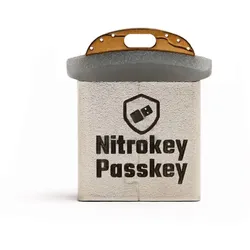 Nitrokey Passkey Security Key, WebAuthn, FIDO2, U2F, SSH, Touchbutton, Open Source