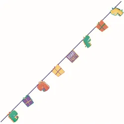 Procos - Dinosaurier - Girlande (2,3m)