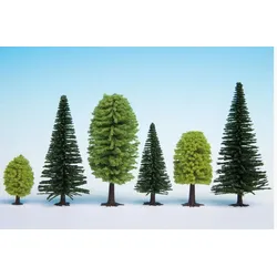 NOCH 32811 N - Mischwald, 25 Bäume, 3,5 - 9 cm hoch