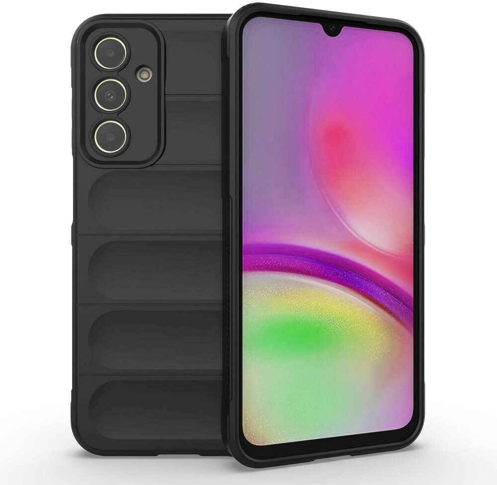 INCOVER Samsung Galaxy A25 (5G) Fleksibelt Plastik Bagside Cover - Sort