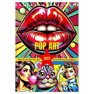 Pop Art - In der Ära der Künstlichen Intelligenz (Tischkalender 2027 DIN A5 hoch), CALVENDO Monatskalender