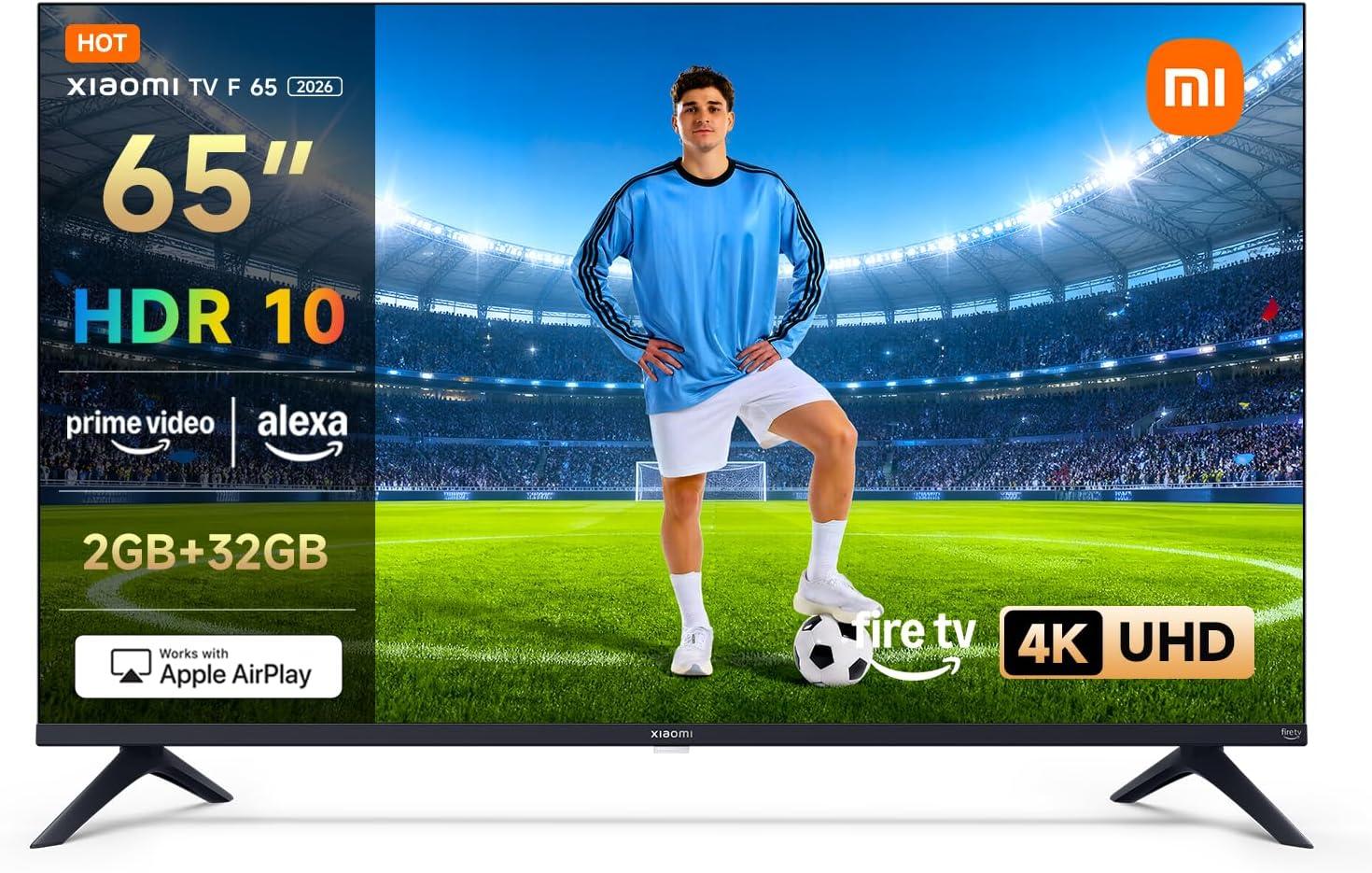 XIAOMI 65 Zoll 4K UHD Smart TV mit Fire TV und Alexa Sprachsteuerung