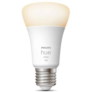 Philips-Hue LED-Lampe White Bluetooth, E27, 9,5W ersetzt 75W, warmweiß, App-fähig, ZigBee