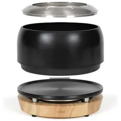 Livoo Elektrischen Fondue-Set XXL, Fondue Set, Schwarz