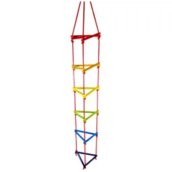 Hess Dreiecks- Strickleiter, mehrfarbig aus Holz