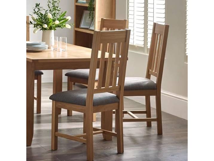 Julian Bowen Mallory Esszimmerstühle, 2 Stück Traditionelle Küchenstühle für Esszimmer, Küchensitz