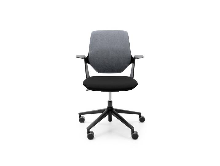 Schreibtischstuhl PROFIM Trillo Pro 21ST , schwarz-weiss (schwarz, weiß), H:88cm, Kunststoff, Stühle, Schreibtischstuhl