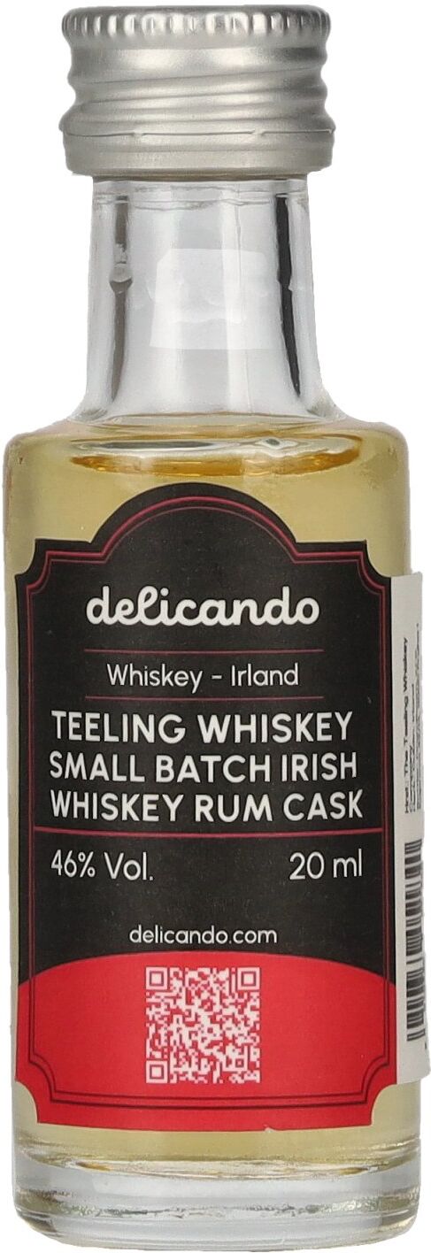Teeling Whiskey SMALL BATCH Irish Whiskey Rum Cask 46% Vol. 0,02l