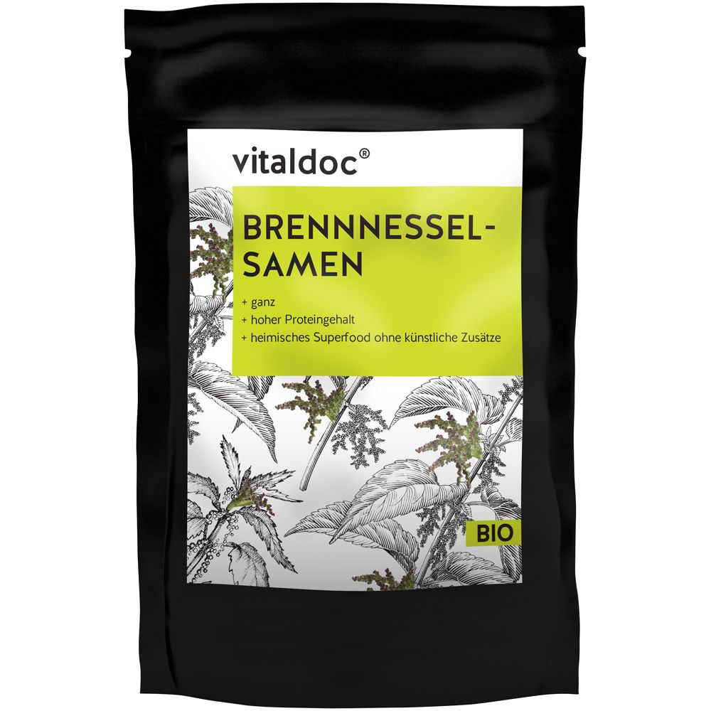 Brennesselsamen BIO Vitaldoc 100 g Pulver