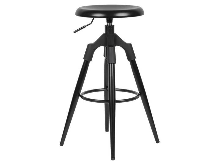 Mid.you Barhocker, Schwarz, Metall, konisch, 53x72x53 cm, Sitzfläche 360° drehbar, Esszimmer, Barmöbel, Barhocker