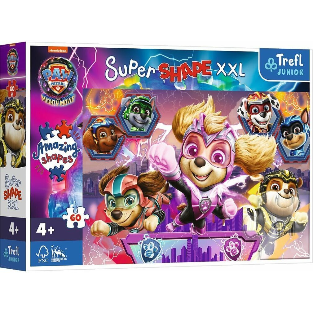 Trefl Puzzle 60 XXL Super Vorm Gelukkige Honden 50036