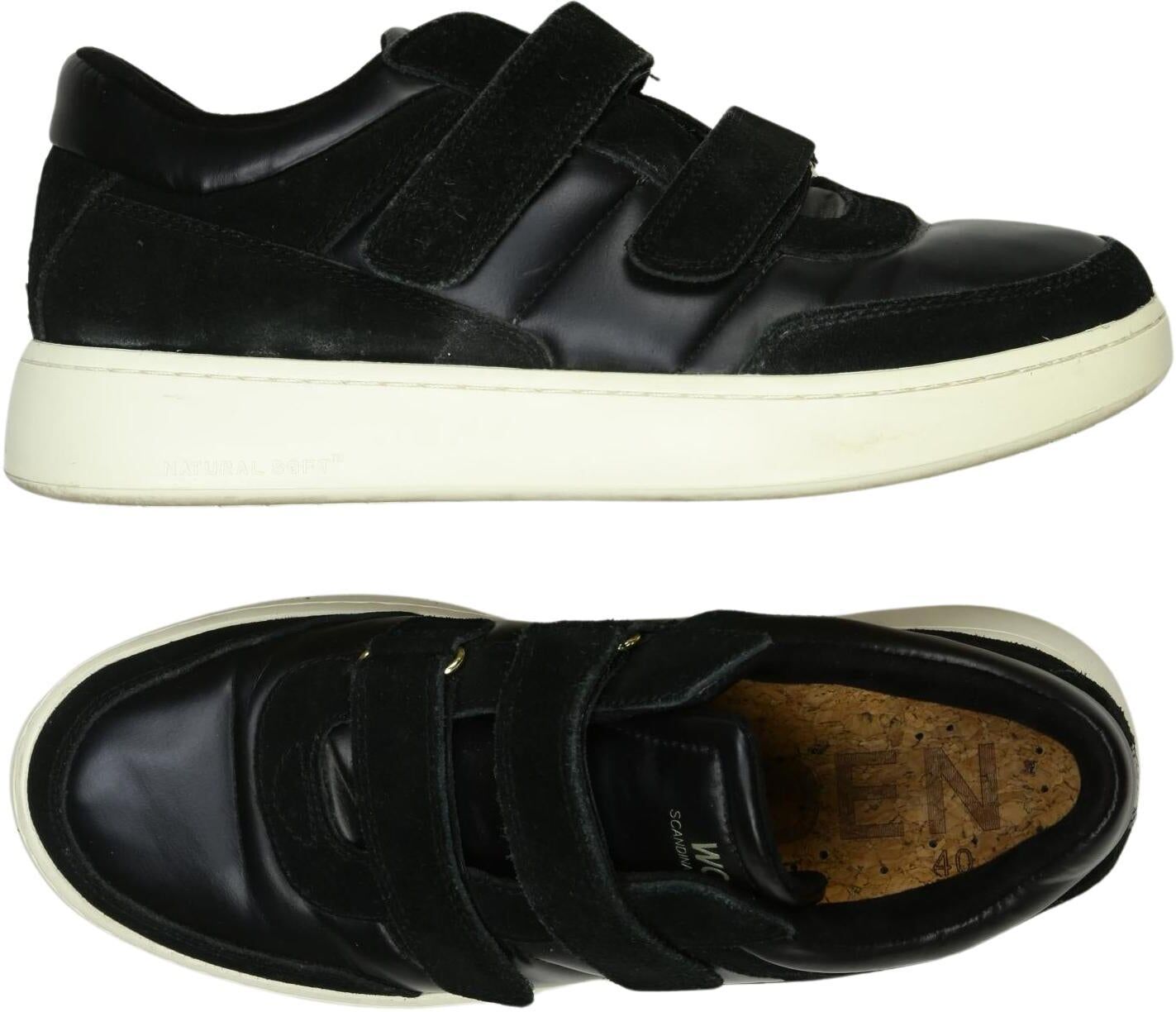 Woden Damen Halbschuh, Schwarz, Gr. EU 40, kein / Etikett - Second Hand