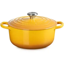 Le Creuset Runder Bräter Signature Ø 20cm - gelb