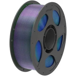 Anycubic PLA Silk Filament 1,75mm Tri-Color: Blue Green Purple
