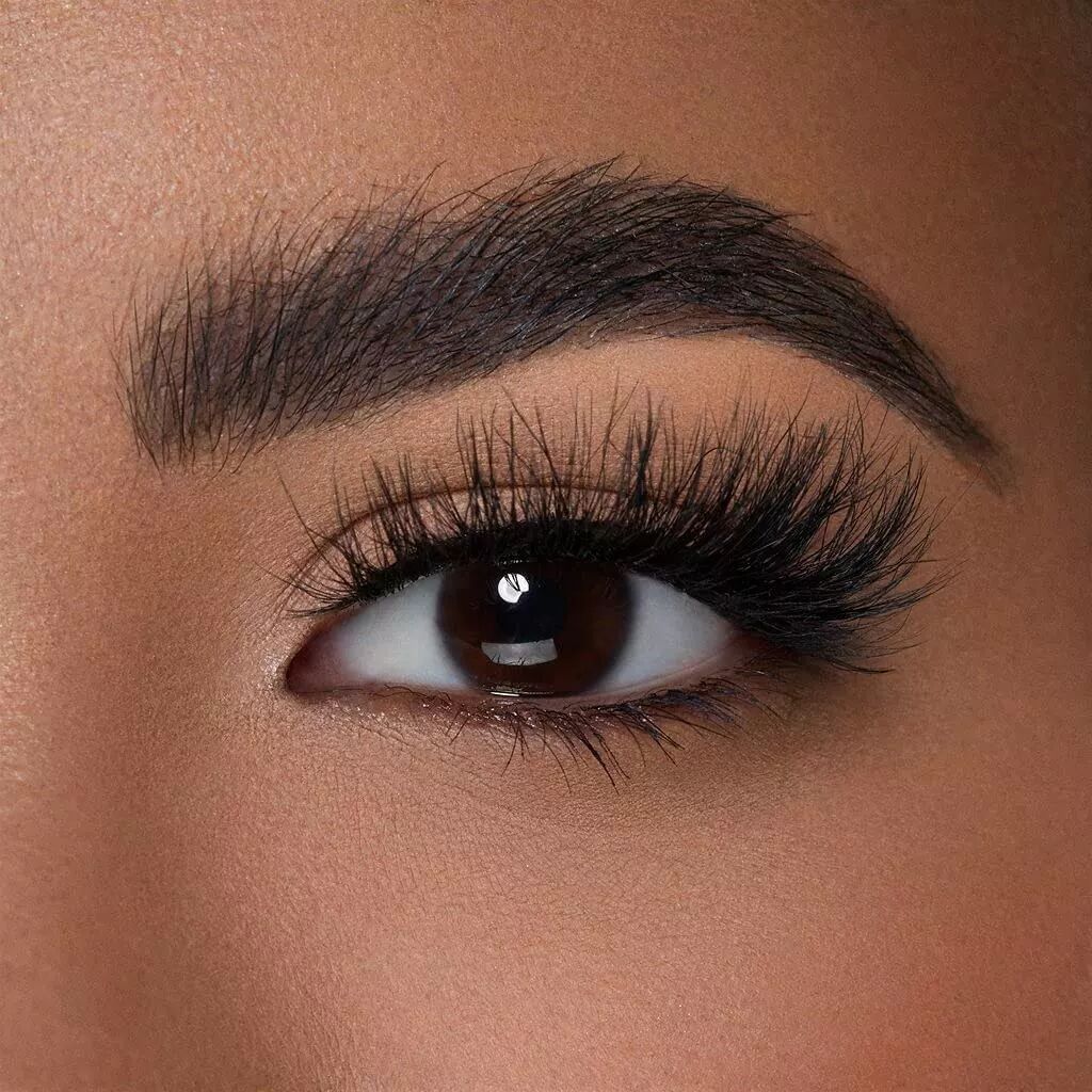 INF Künstliche Wimpern magnetisch Naturform/dicht 2 Paar Schwarz