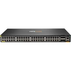 Aruba HPE Networking CX 6200F 48G Class-4 PoE 4SFP+ 740W Switch (EN) (48 Ports), Netzwerk Switch, Schwarz