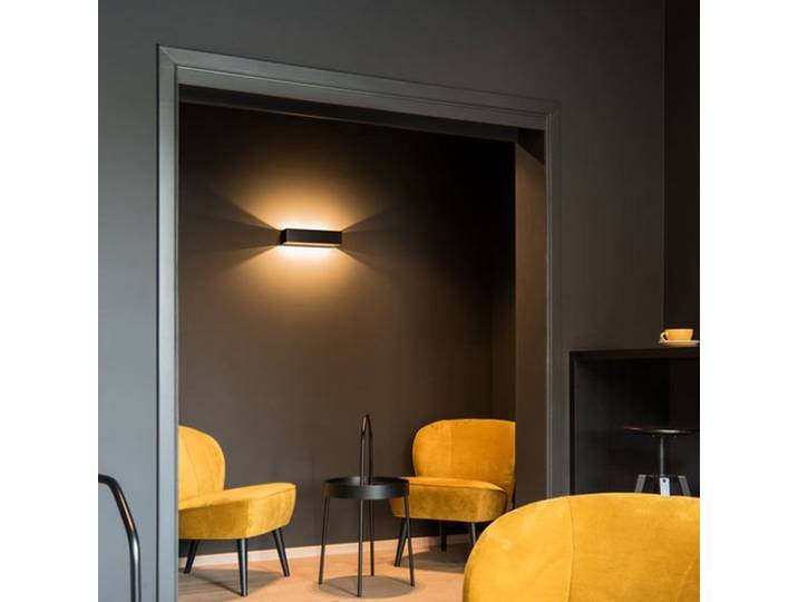 Logs In L Wandleuchte LED Dim-To-Warm Black/Gold - SLV - Flurbereich - Modern - Metall - Eckig