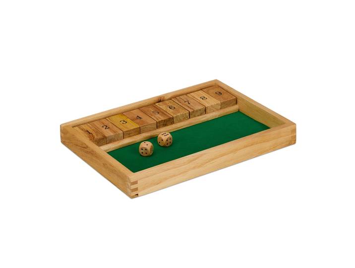 Shut The Box Dunkelgrün-Hellbraun