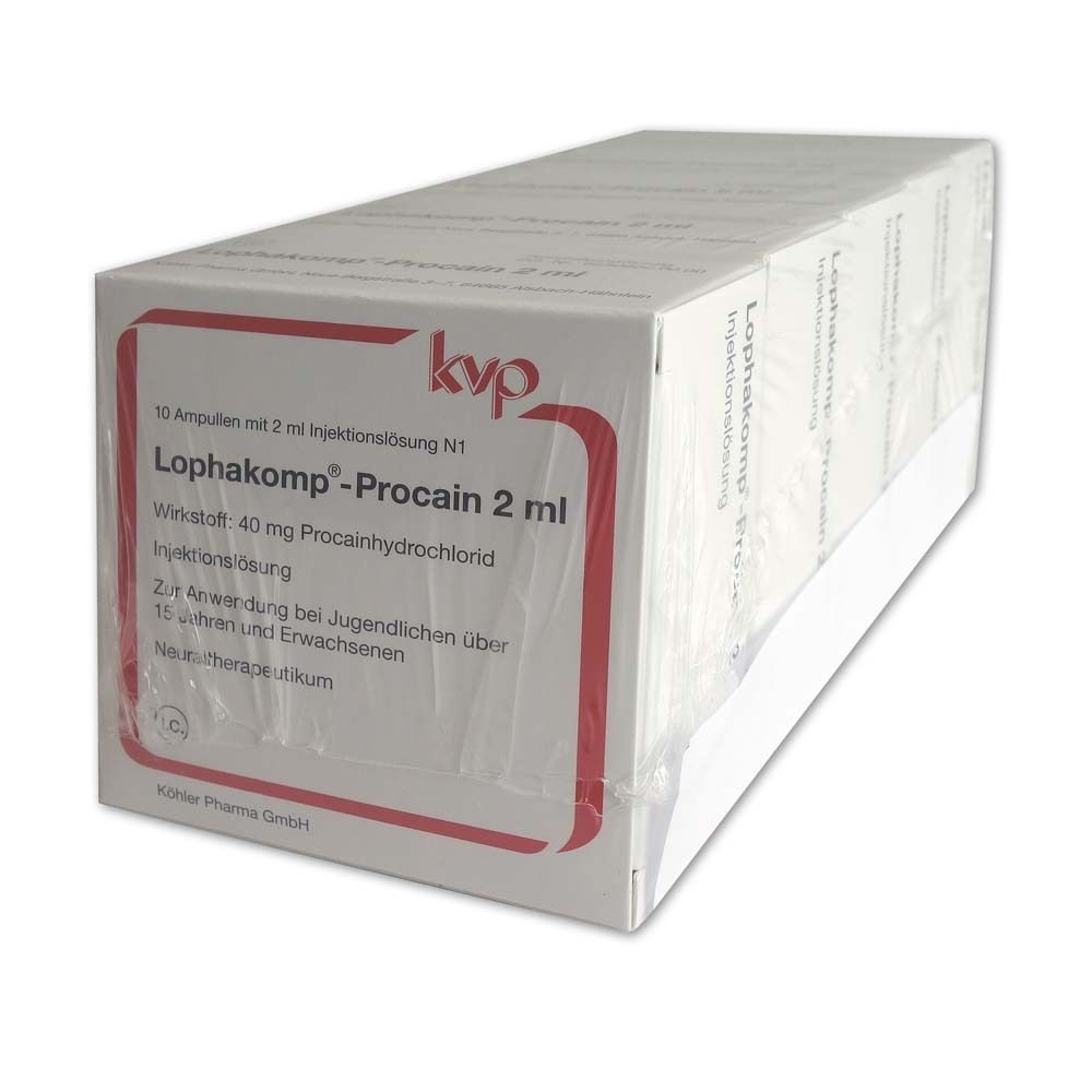 Lophakomp Procain 2 ml Injektionslösung 50x2