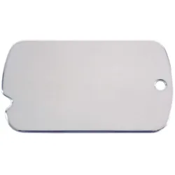 Adressanhänger mit Gravur - Military - silber