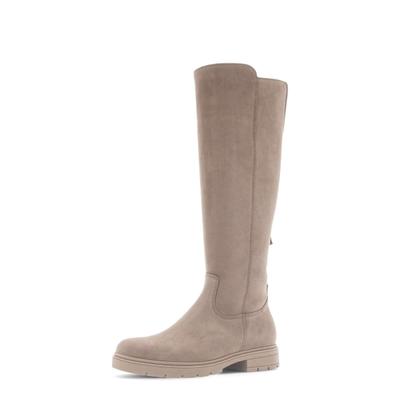 Stiefel GABOR "Sportlicher Stiefel", Damen, Gr. 38,5, beige, Schuhe Stiefel