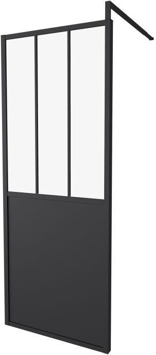 Festwand 80X200 Industrieller Stil Schwarz