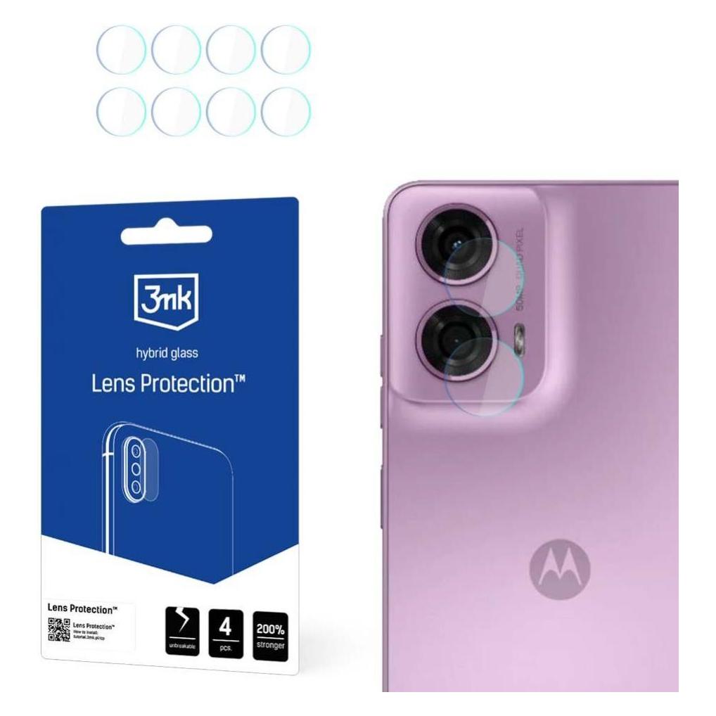 3MK Lens Protect Motorola Moto G24 Ochrona na obiektyw aparatu 4szt (4 Stk., Motorola Moto G24, Motorola Moto G24 Power) (5903108556545)