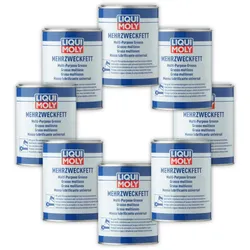 8x Schmierfett LIQUI MOLY 3553 Mehrzweckfett Wälzlagerfett Gleitlagerfett Fett 1Kg