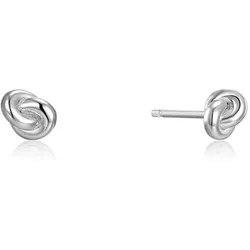ANIA HAIE - STUD EARRINGS - KNOT - silber